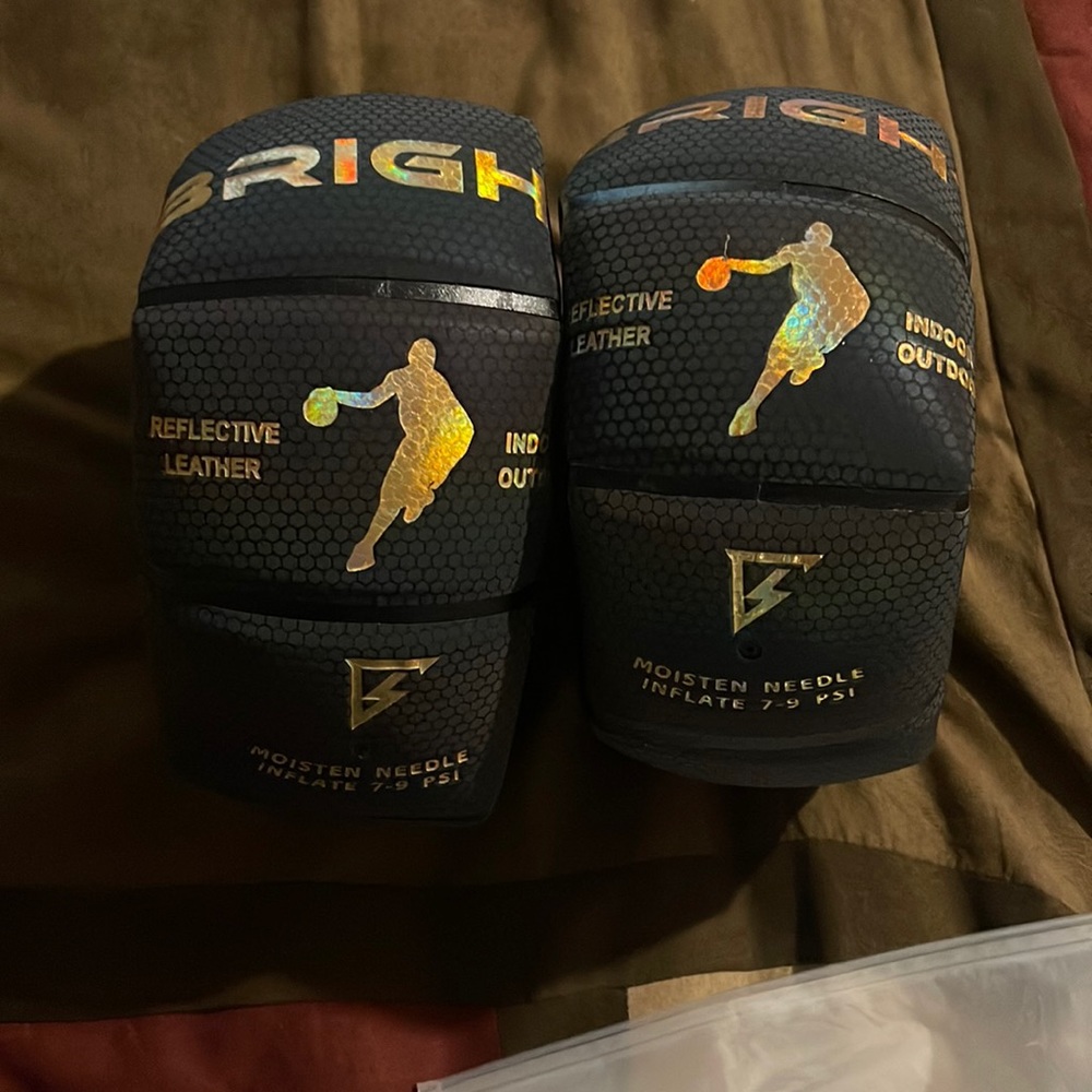 THE BRIGHT BASKETBALL set of two brand new in package